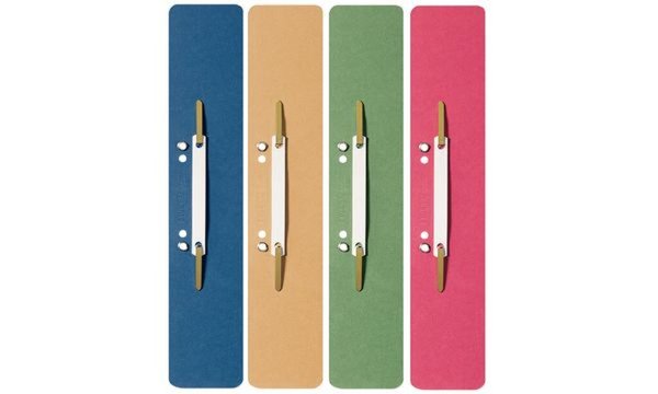 LEITZ Heftstreifen, 60 x 305 mm, Manilakarton, chamois 250 g-qm, Lochung: 60-80