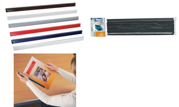 LEITZ Klemmschiene, DIN A4, Füllhöh e: 3 mm, schwarz (80217680)