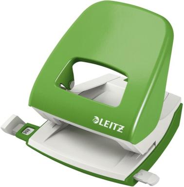 LEITZ Locher Nexxt 5008, Stanzleistung: 30 Blatt, hellgrün aus Metall, mit Ansc