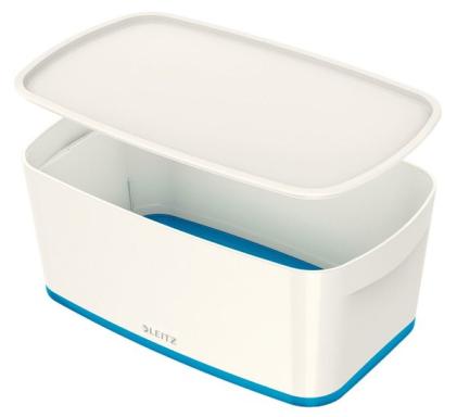 LEITZ MyBox Small with lid 5l White/Blue