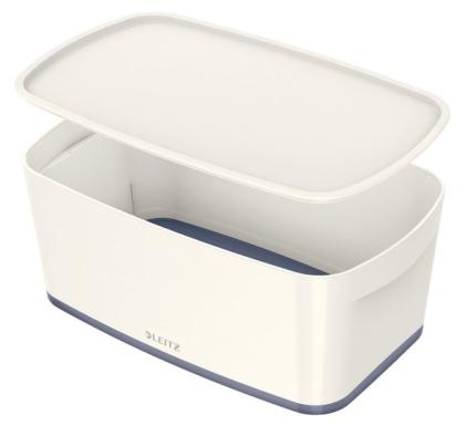LEITZ MyBox Small with lid 5l White/Grey