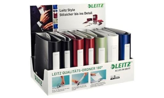 LEITZ Ordner Active Style, 180 Grad , 15er Display (80941300)