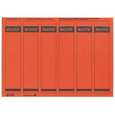 LEITZ Ordnerrücken-Etikett, 39 x 192 mm, kurz, schmal, rot passend für LEITZ St