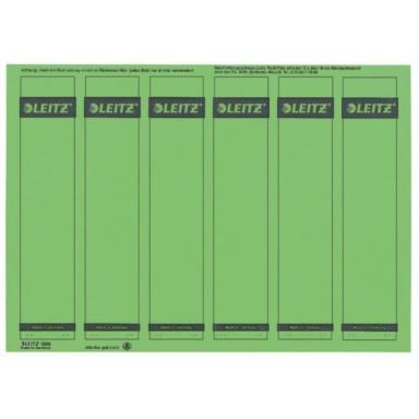 LEITZ Ordnerrücken-Etikett, 39 x 192 mm, kurz, schmal, grün passend für LEITZ S
