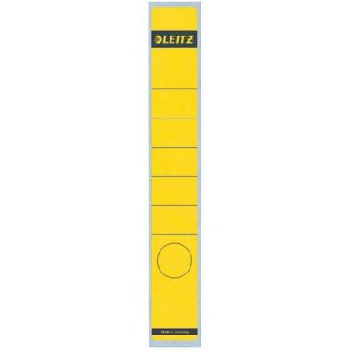 LEITZ Ordnerrücken-Etikett, 39 x 285 mm, lang, schmal, gelb passend für LEITZ S