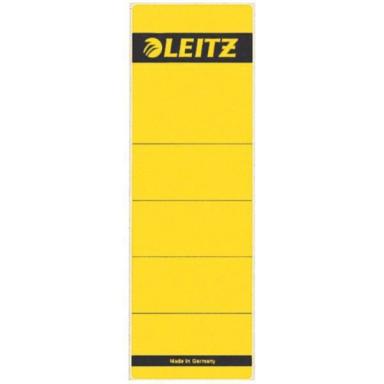 LEITZ Ordnerrücken-Etikett, 61 x 192 mm, kurz, breit, gelb passend für LEITZ St