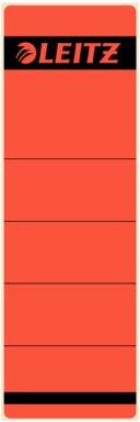 LEITZ Ordnerrücken-Etikett, 61 x 192 mm, kurz, breit, rot passend für LEITZ Sta