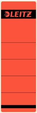 LEITZ Ordnerrücken-Etikett, 61 x 192 mm, kurz, breit, rot passend für LEITZ Sta