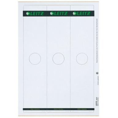 LEITZ Ordnerrücken-Etikett für Hängeordner, 61 x 279 mm lang, breit, grau, pass