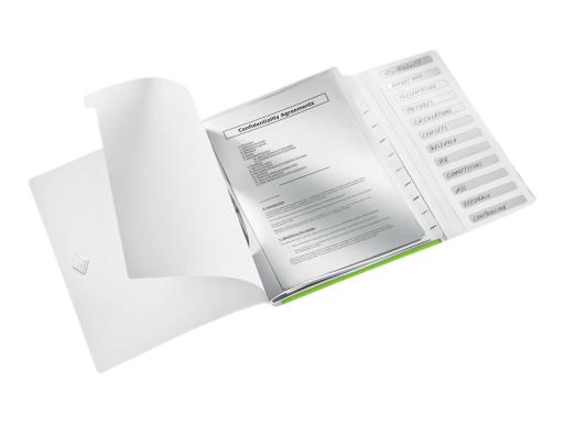 Image LEITZ_Ordnungsmappe_WOW_DIN_A4_PP_12_Fchergrn-metallic_img6_4067101.jpg Image