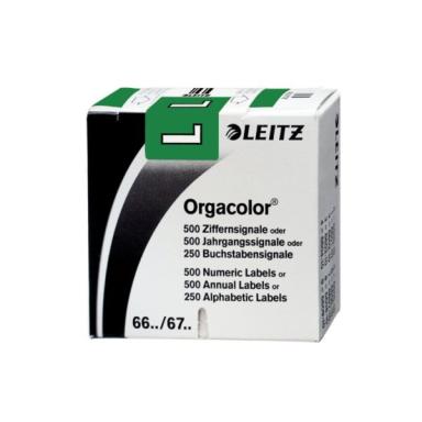 LEITZ Orgacolor - Grün - Abgerundetes Rechteck - 30 x 23 mm - 73 x 73 x 30 mm (
