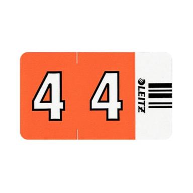 LEITZ Orgacolor - Orange - Abgerundetes Rechteck - 30 x 23 mm - 58 x 265 x 1 mm