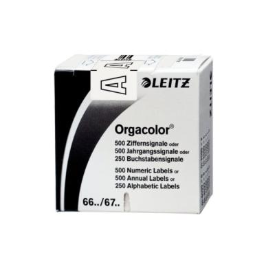 LEITZ Orgacolor - Weiß - Abgerundetes Rechteck - 30 x 23 mm - 73 x 73 x 30 mm (