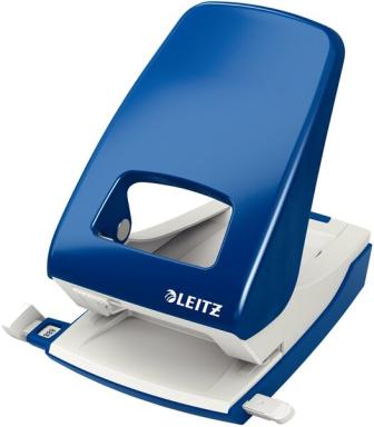 LEITZ Registraturlocher Nexxt 5138, blau Stanzleistung: 40 Blatt, Unterteil aus