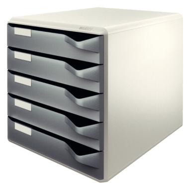 Image LEITZ_Schubladenbox_Post-Set_5_Schbe_lichtgraudunkelgrau_img2_3806387.jpg Image