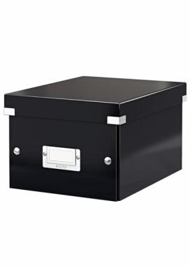 LEITZ Storage Box Click und Store Small - Schwarz - Hartplatte - A5 - Briefumsc