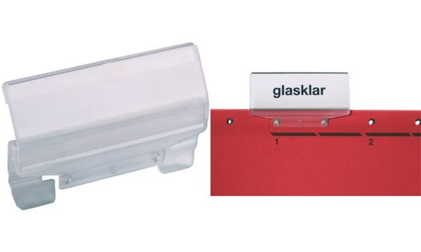 LEITZ Vollsichtreiter, PP (B)60 x (H)33 mm, transparent - für den Markt: D - L 