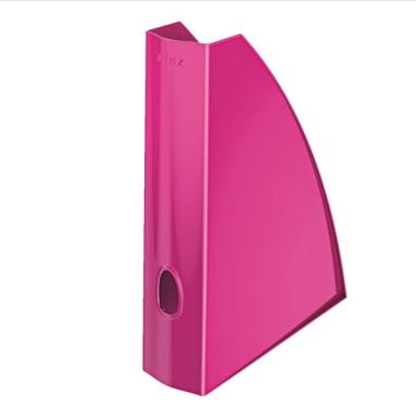 LEITZ WOW Magazine File - Pink - Polystyrene - 75 x 258 x 312 mm (5277-10-23)