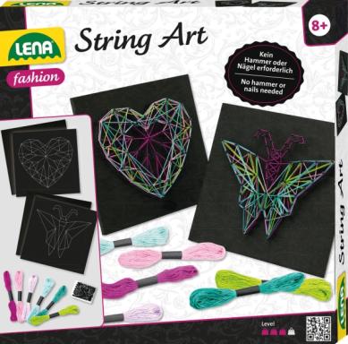 LENA String Art Schmetterling & Herz, Nr: 42650