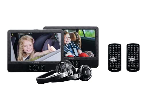 LENCO Tragbarer DVD-Player 22.5 cm 22,90cm (9")  DVP-939 inkl. 12 V Kfz-Anschlu