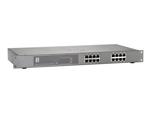LEVEL ONE LevelOne FEP-1612W380 16-Port Fast Ethernet PoE Switch