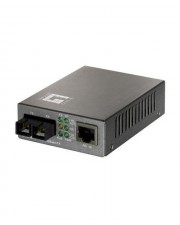 LEVEL ONE PoE Converter 100TX to 100FX-SC Multimode