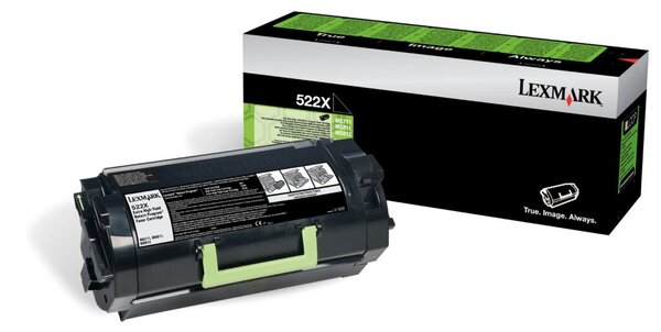 LEXMARK 522X Besonders hohe Ergiebigkeit Schwarz Tonerpatrone LCCP, LRP