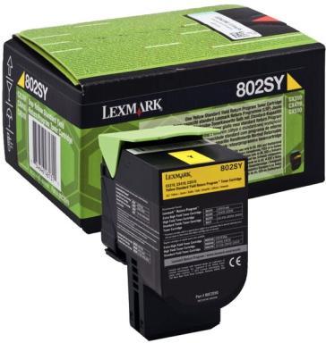 LEXMARK 802SY Gelb Tonerpatrone LCCP, LRP
