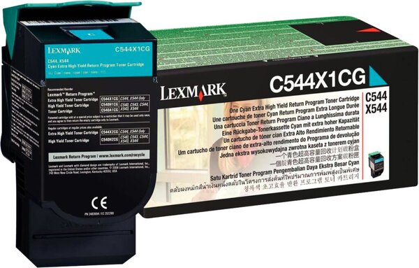 LEXMARK Besonders hohe Ergiebigkeit Cyan Tonerpatrone LCCP, LRP