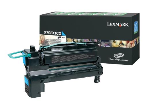 LEXMARK Besonders hohe Ergiebigkeit Cyan Tonerpatrone LCCP, LRP