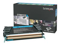 Image LEXMARK_Cyan_Tonerpatrone_LCCP_LRP_img2_3855531.jpg Image