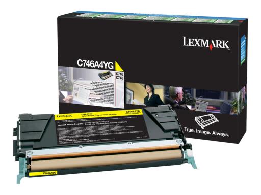 LEXMARK Gelb Tonerpatrone LCCP, LRP