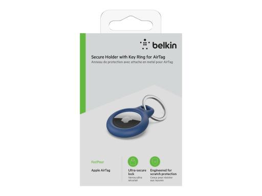 LINKSYS Belkin Schlüsselanhänger für Apple AirTag, blau F8W973btBLU (F8W973BTBL