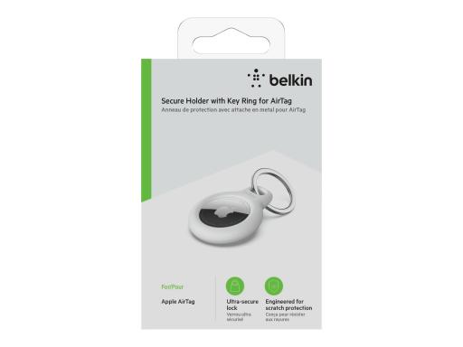 LINKSYS Belkin Schlüsselanhänger für Apple AirTag, weiß F8W973btWHT (F8W973BTWH