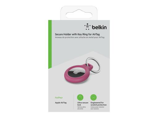 LINKSYS Belkin Schlüsselanhänger für Apple AirTag, pink F8W973btPNK (F8W973BTPN
