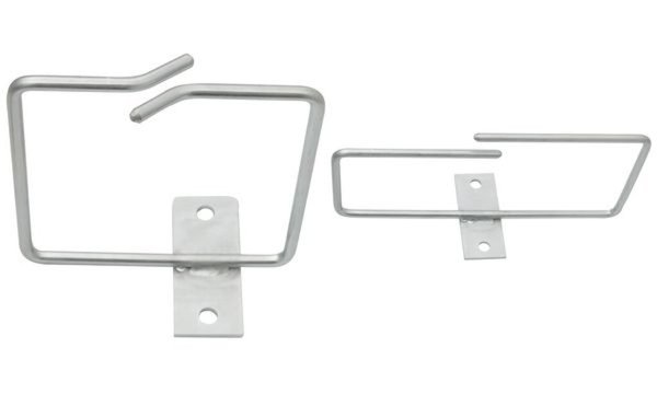 LOGILINK 19 Cable Organizer single hook, 2U, grey