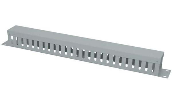 LOGILINK 19 Zoll Netzwerkschrank-Kabelführung 1 HE LogiLink ORCC01B Schwarz