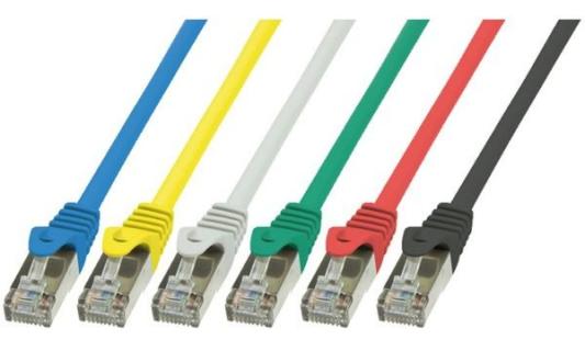 LOGILINK CAT5e F/UTP Patch Cable AWG26 rot 10m