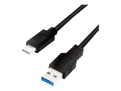 LOGILINK CU0166 - USB-A Stecker auf USB-C Stecker, 0,15m (CU0166)