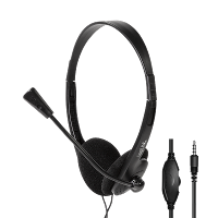 LOGILINK Headset Stereo, with Microphone, 1x 3.5 mm jack, ecofriendly