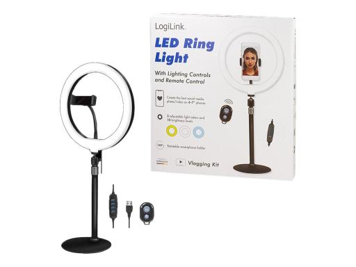 Image LOGILINK_LED_Ring_Fill_Light_for_Smartphone_img4_4460540.jpg Image