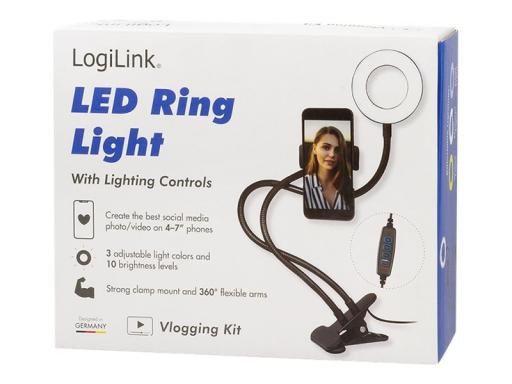 Image LOGILINK_LED_Ring_Fill_Light_for_Smartphone_img8_4618135.jpg Image