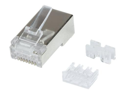 LOGILINK Modular RJ45 Plug Cat.6A STP, 50 Stück