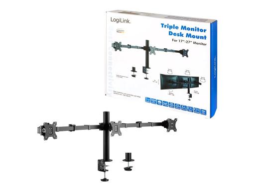 Image LOGILINK_Triple_Monitor_mount_17-27_steel_img7_4451173.jpg Image