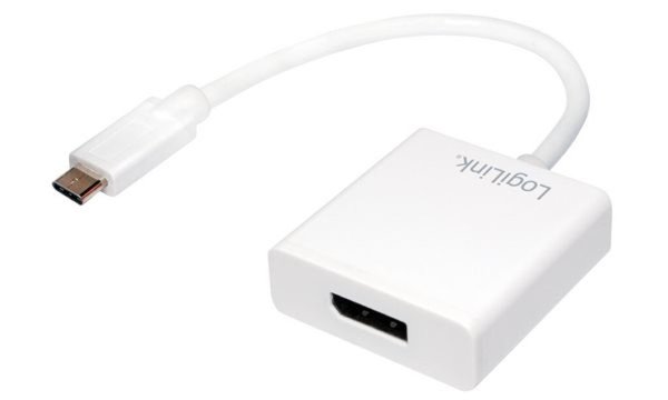 LOGILINK USB-C auf DisplayPort Adapter Unterstützt Mac OS X und Chrome OS Unter