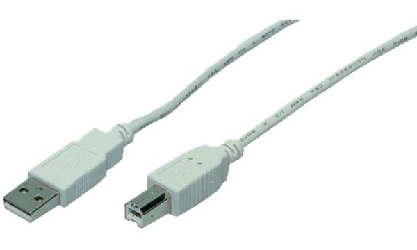 LOGILINK USB 2.0 Kabel, grau, 2m