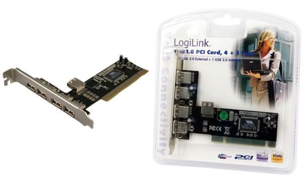 LOGILINK USB PCI Controller 4+1 Port VIA