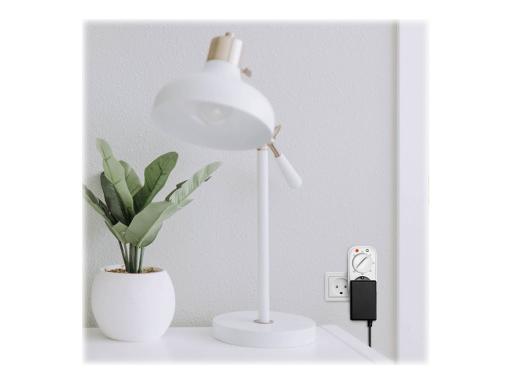 LOGILINK Zeitschaltuhr, mechanisch mit Dämmerungssensor,weiß