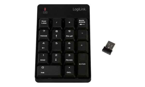 LOGILINK kabelloses nummerisches Keypad mit 19 Tasten (ID0120)