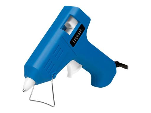 LOGILINK mini-Heißklebepistole, 10W, blau